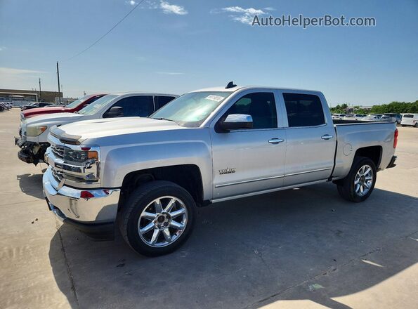 3GCUKSEC5JG164741 2018 CHEVROLET SILVERADO Silver Հետևի ձախ