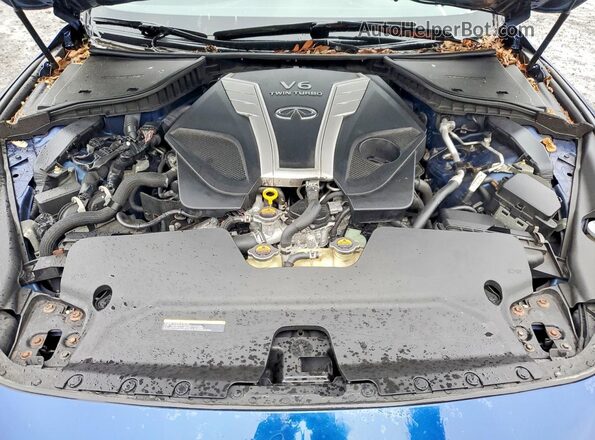 JN1EV7EL6HM552001 2017 INFINITI Q60 Синий Вид подкапотного пространства