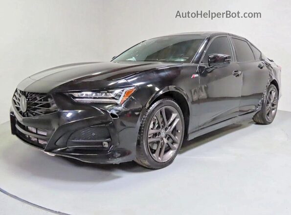 19UUB6F50RA001031 2024 ACURA TLX Black Задня права чверть