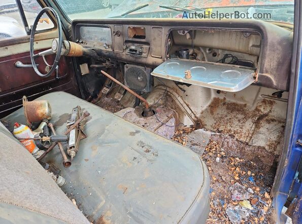 C2545Z120425 1964 CHEVROLET PICKUP Синий Вид щитка приборов