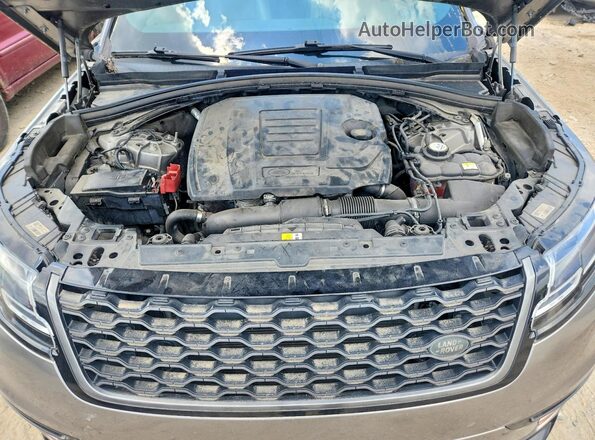SALYL2RX5JA752108 2018 LAND ROVER RANGE Gray VIN sticker view
