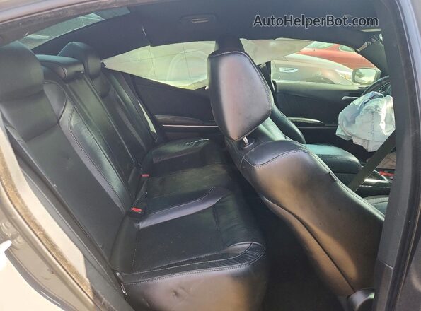 2C3CDXJG3KH540158 2019 DODGE CHARGER Gray Rear interior view