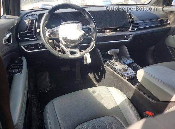 5XYK6CAF1PG123483 2023 KIA SPORTAGE Black ხელსაწყოთა პანელის ხედი