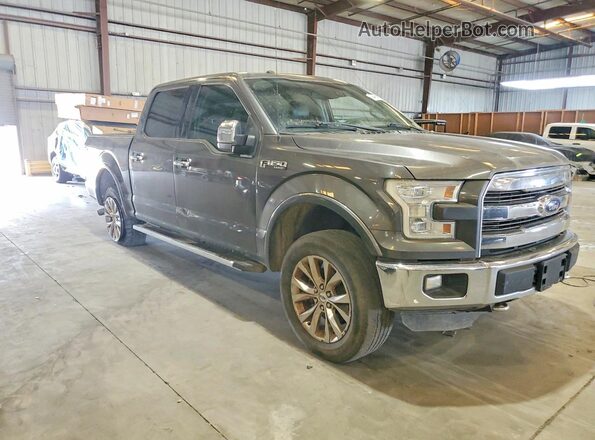 1FTEW1EF6GKD40856 2016 FORD F150 Brown Widok z przodu