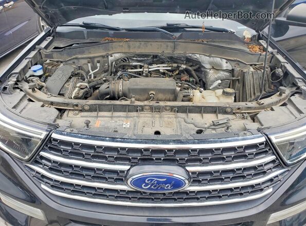 1FMSK8DH0LGA23531 2020 FORD EXPLORER Black VIN sticker view