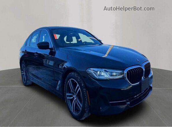 WBA13BJ05MWW91614 2021 BMW 5 SERIES Blue Tył lewy