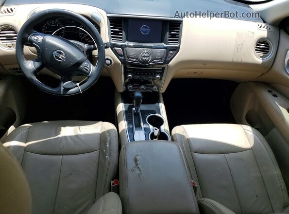 5N1DR2MN6JC606438 2018 NISSAN PATHFINDER White Սարքավորումների վահանակի տեսք