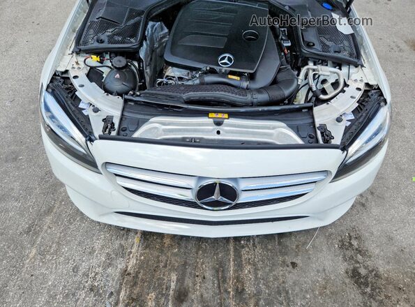 W1KWF8DB6MR612438 2021 MERCEDES-BENZ C Белый Вид подкапотного пространства