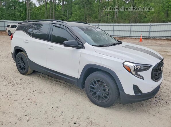 3GKALNEU1JL168808 2018 GMC TERRAIN White Դիմացի տեսք