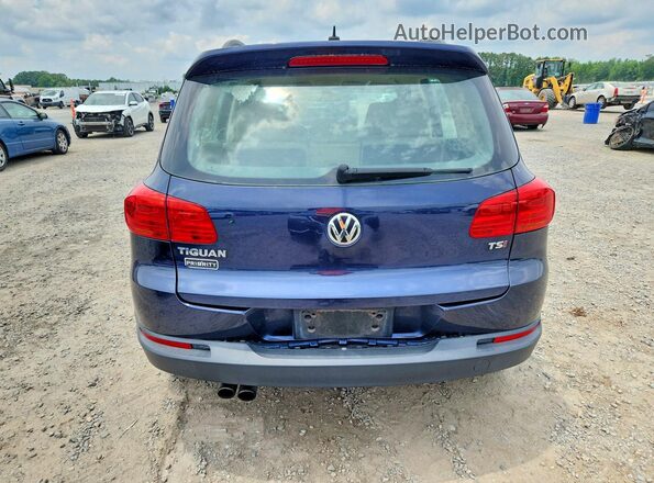 WVGAV7AX3GW600699 2016 VOLKSWAGEN TIGUAN Blue Widok wnętrza z przodu