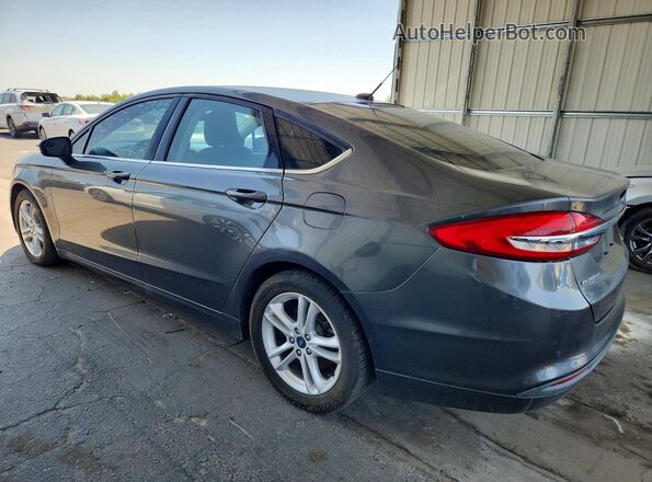 3FA6P0HD8JR137045 2018 FORD FUSION Gray უკანა მარჯვენა