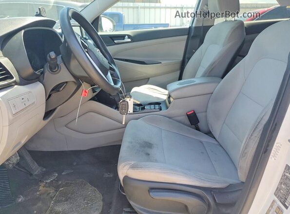 KM8J2CA4XKU971354 2019 HYUNDAI TUCSON White წინა პანელის ხედი