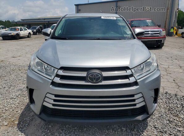 5TDZZRFH1KS292790 2019 TOYOTA HIGHLANDER Silver Vista trasera
