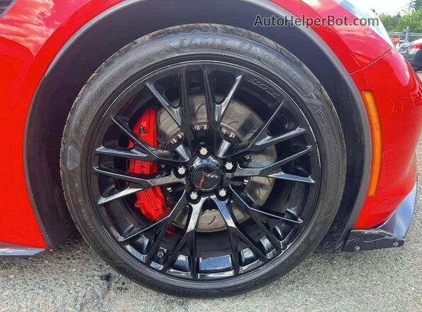 1G1YS2D66H5606157 2017 CHEVROLET CORVETTE Red ხელსაწყოთა პანელის ხედი