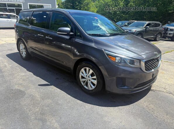 KNDMB5C17J6356389 2018 KIA SEDONA Blue Tył lewy