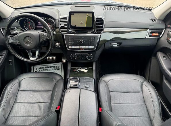 4JGDA5GB0GA666794 2016 MERCEDES-BENZ GLE-CLASS Blue ხელსაწყოთა პანელის ხედი