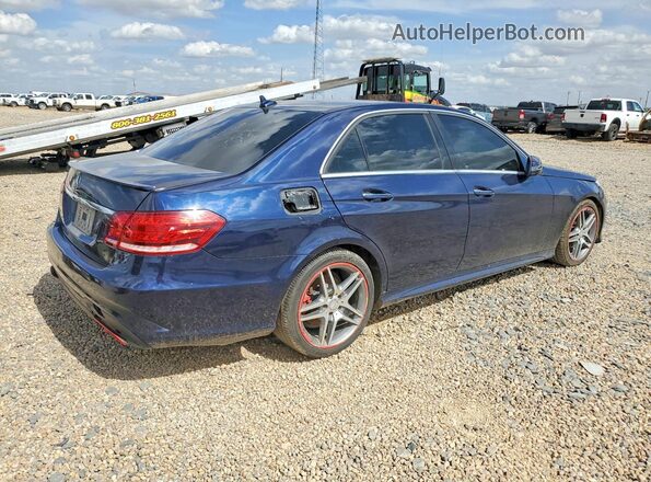 WDDHF5KB0GB191369 2016 MERCEDES-BENZ E Синий 