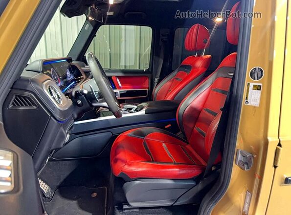 W1NYC7HJ5MX389465 2021 MERCEDES-BENZ G-CLASS Желто-коричневый Вид подкапотного пространства