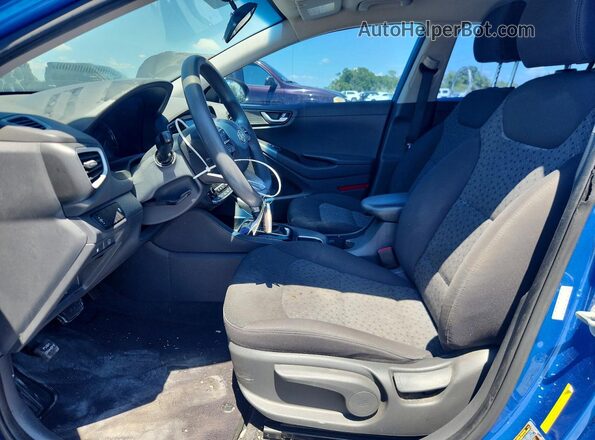 KMHC65LC2HU023746 2017 HYUNDAI IONIQ Blue Առջևի վահանակի տեսք