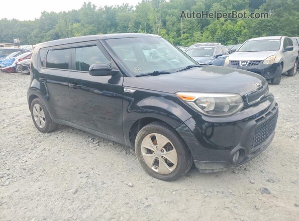 KNDJN2A26G7239331 2016 KIA SOUL Black Դիմացի տեսք