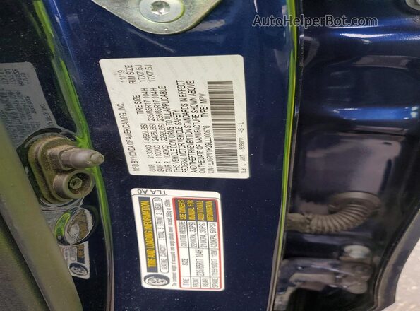 5J6RW1H29LL000576 2020 HONDA CR-V Blue 