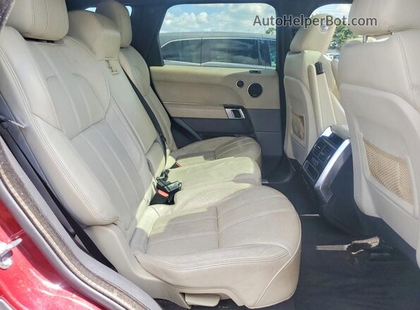 SALWR2FK5HA152956 2017 LAND ROVER RANGE ROVER Red Widok komory silnika