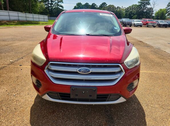 1FMCU0GD5HUC00382 2017 FORD ESCAPE Red უკანა ხედი