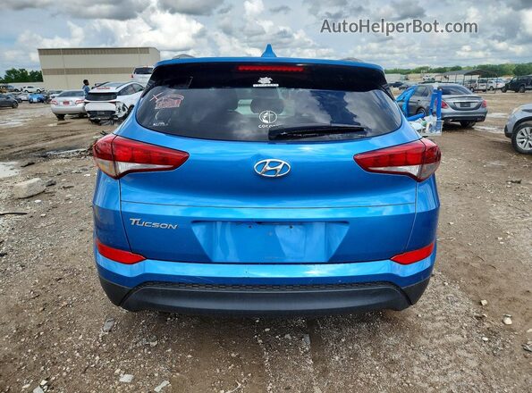 KM8J33A43JU699502 2018 HYUNDAI TUCSON Синий 