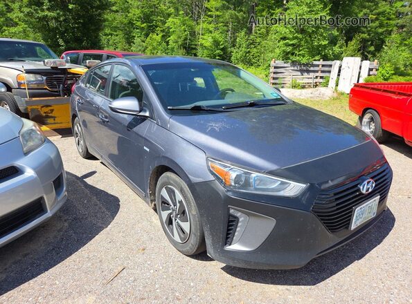 KMHC75LC6JU073925 2018 HYUNDAI IONIQ Gray Rear left