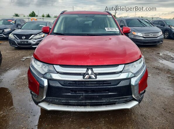 JA4AD3A37GZ007823 2016 MITSUBISHI OUTLANDER Red უკანა ხედი