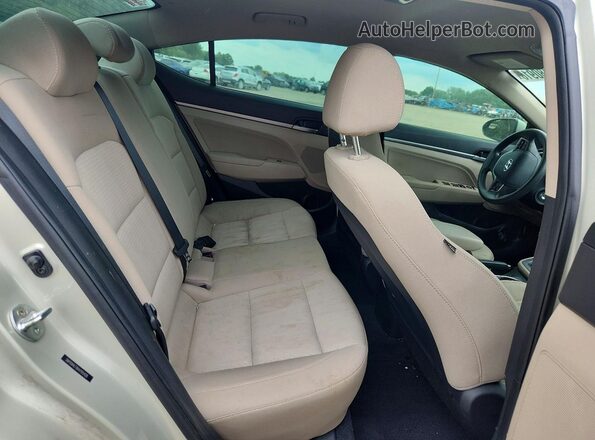 5NPD84LF8HH195426 2017 HYUNDAI ELANTRA Бежевый Вид задней части салона