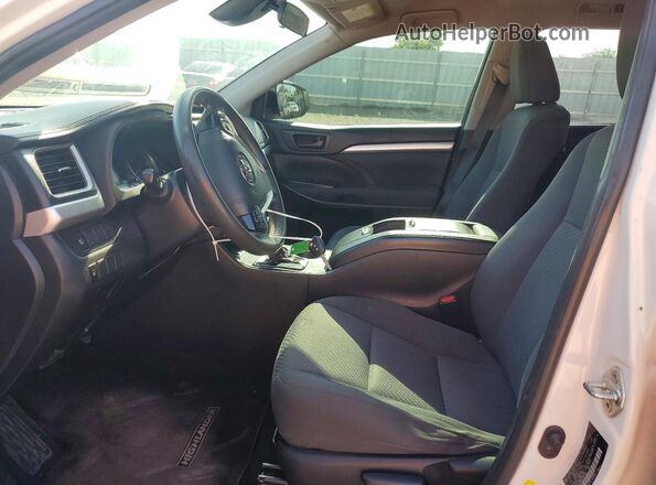 5TDZARFH9KS043130 2019 TOYOTA HIGHLANDER White 