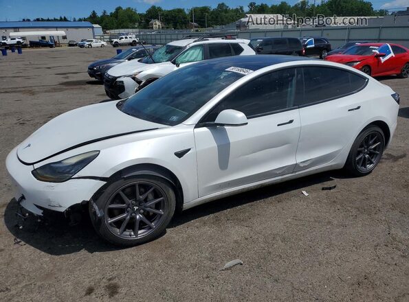 5YJ3E1EA1KF401390 2019 TESLA MODEL White Tył lewy