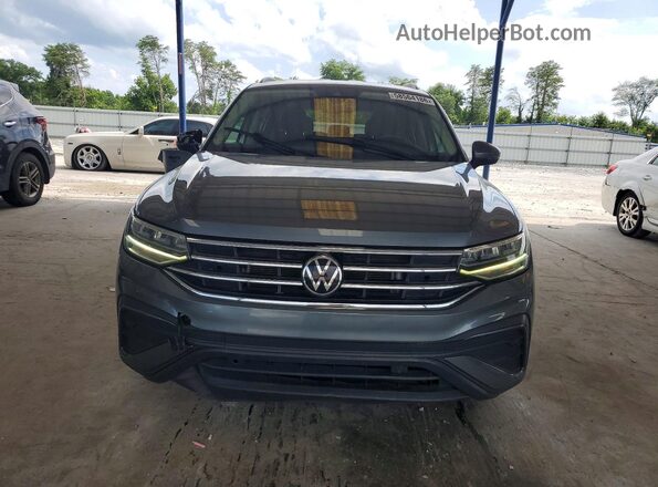 3VV1B7AX2NM159336 2022 VOLKSWAGEN TIGUAN Gray Rear view