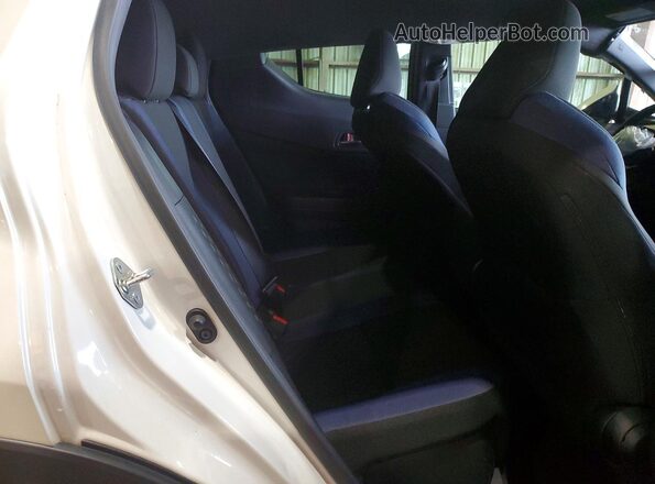 JTNKHMBX6L1085861 2020 TOYOTA C-HR White უკანა სალონის ხედი