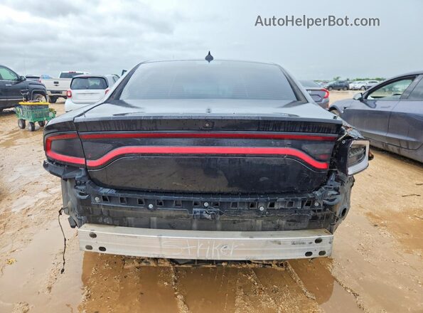 2C3CDXGJ3KH644667 2019 DODGE CHARGER Black წინა სალონის ხედი