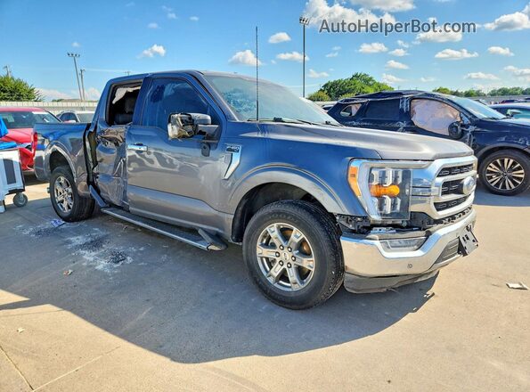 1FTEW1C52MFC71193 2021 FORD F150 Gray Vista frontal