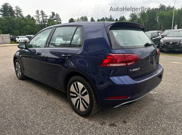 WVWKR7AU8KW914652 2019 VOLKSWAGEN GOLF Синий Передняя правая четверть