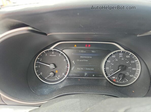1N4AA6AP5HC381148 2017 NISSAN MAXIMA Black Հետևի նստատեղերի տեսք