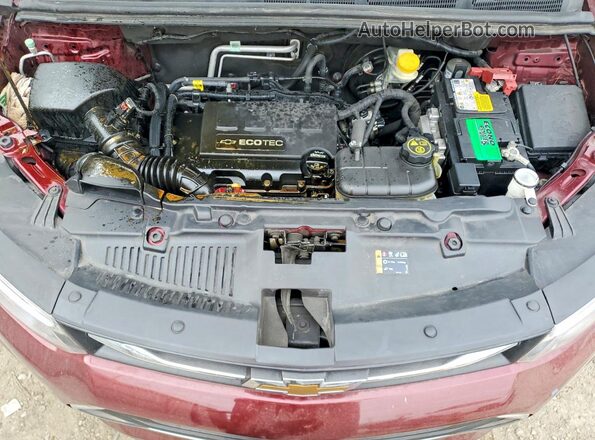3GNCJKSB0HL234777 2017 CHEVROLET TRAX Burgundy Widok naklejki z numerem VIN