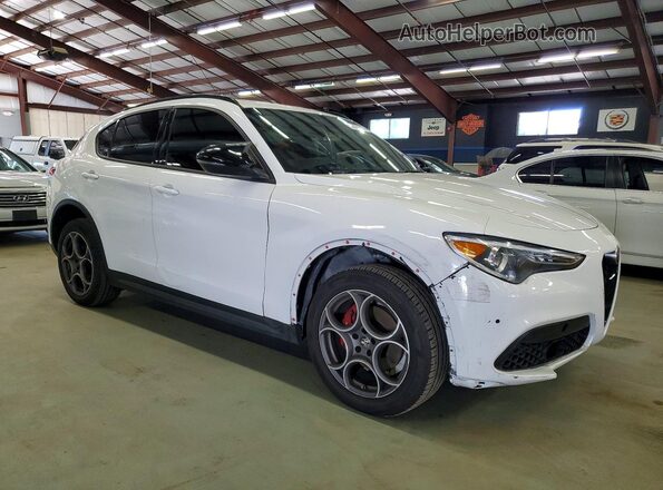 ZASPAJAN1N7D47094 2022 ALFA ROMEO STELVIO White Widok z przodu