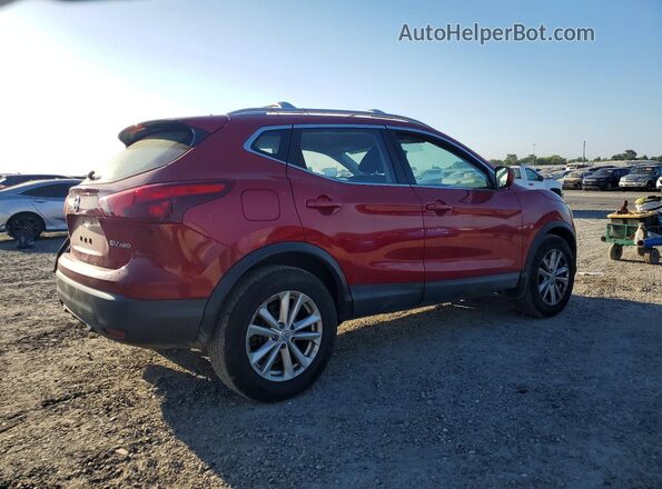 JN1BJ1CR2JW254574 2018 NISSAN ROGUE Red 