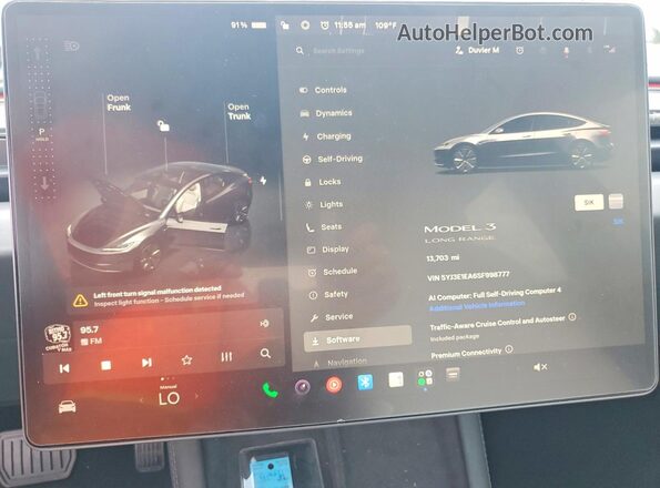 5YJ3E1EA6SF998777 2025 TESLA MODEL 3 Gray Հետևի նստատեղերի տեսք