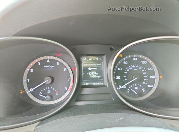 KM8SMDHF2HU191739 2017 HYUNDAI SANTA Серый Вид задних сидений