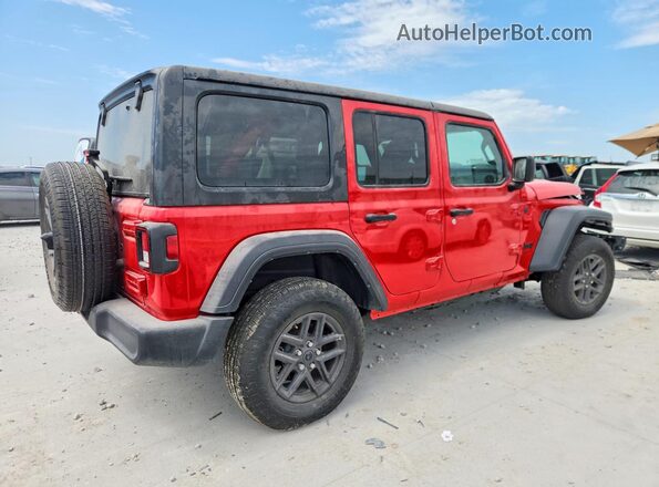 1C4PJXDG3RW253142 2024 JEEP WRANGLER Красный Передняя правая четверть