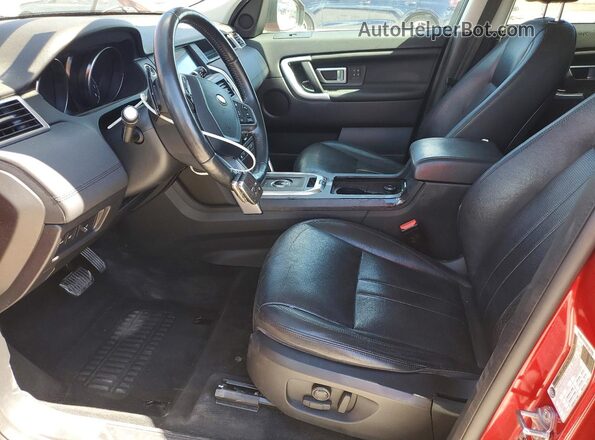 SALCR2FX4KH784389 2019 LAND ROVER DISCOVERY Red Вид панелі приладів