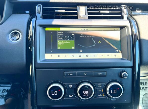 SALRG2RV4K2400835 2019 LAND ROVER DISCOVERY Black Widok wnętrza z tyłu