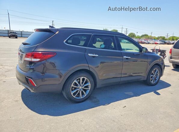 KM8SMDHF7HU176220 2017 HYUNDAI SANTA Brown Delantero derecho