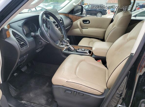 JN8AY2BD5M9660338 2021 NISSAN ARMADA Black Առջևի վահանակի տեսք