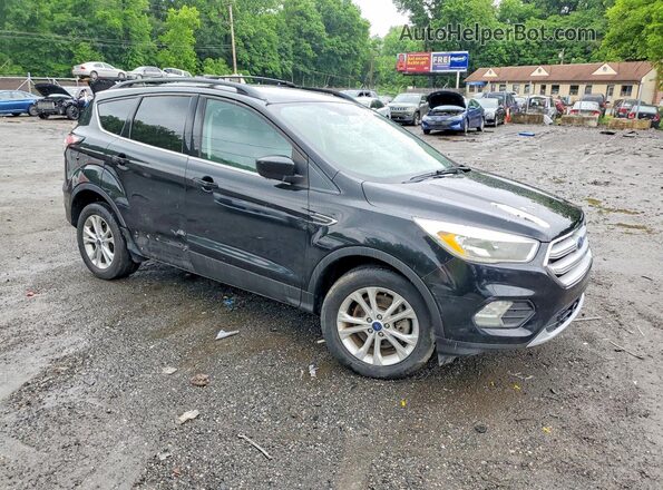 1FMCU9GD3JUB87299 2018 FORD ESCAPE Black წინა ხედი